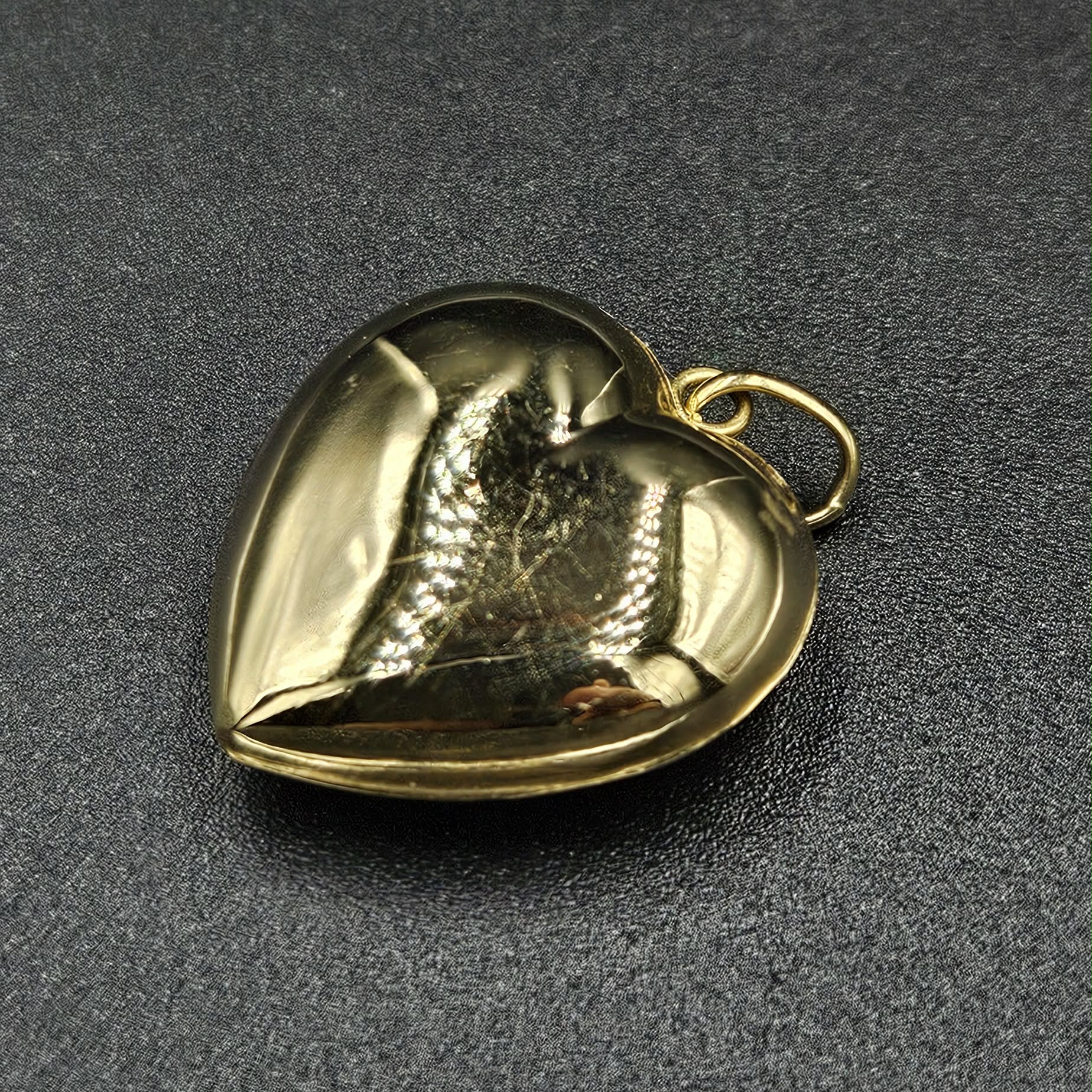9ct Yellow Gold Heart Pendant