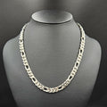 Sterling Silver Solid Figaro Style Chain