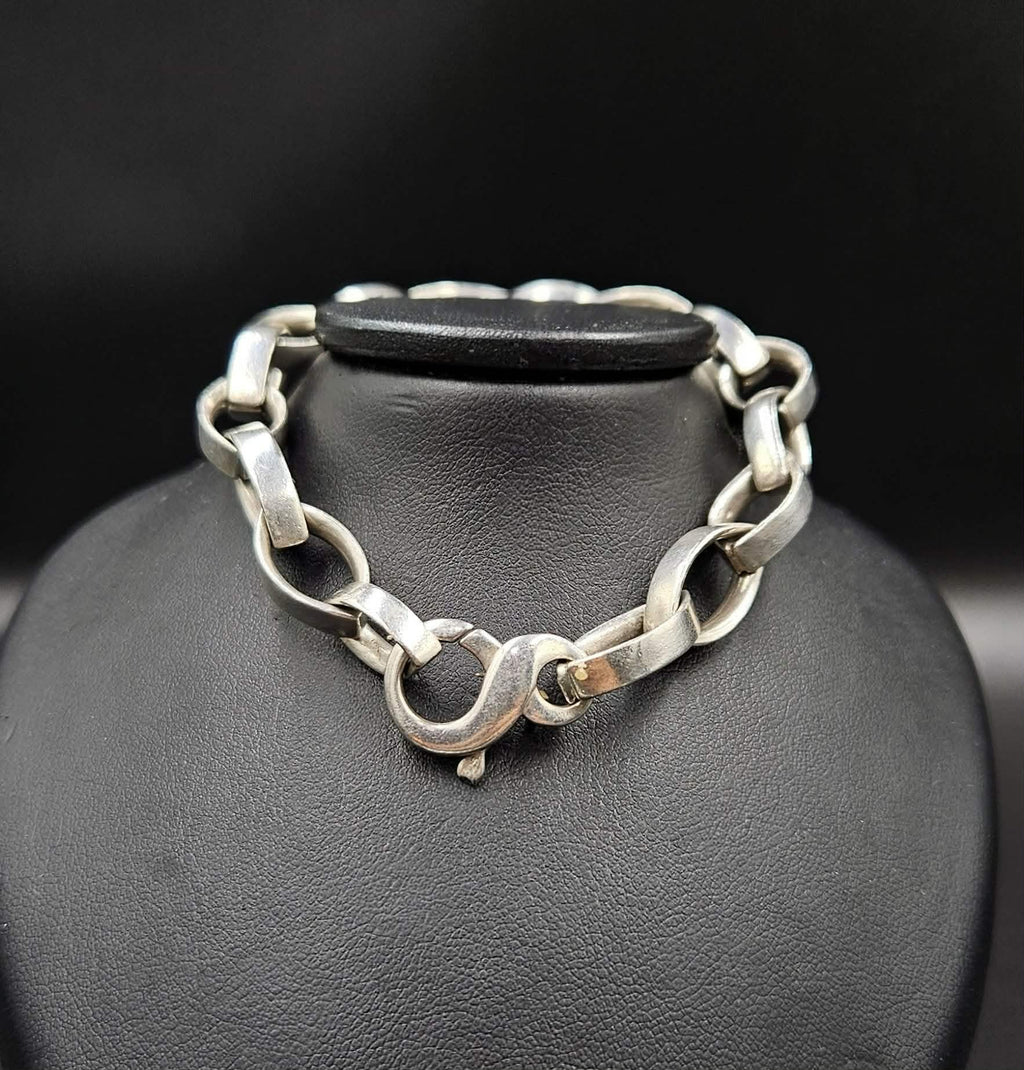 Sterling Silver Bracelet Chain-Link Design
