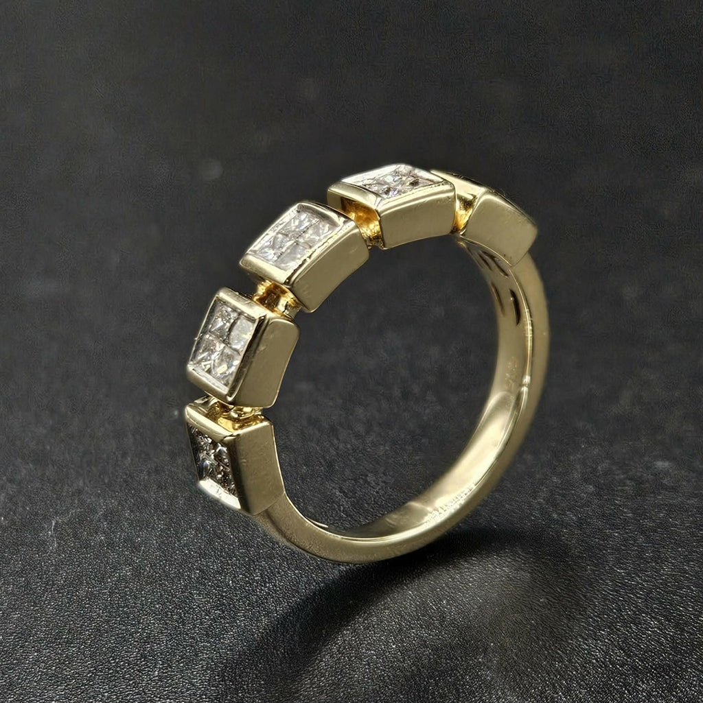 14ct Yellow Gold Diamond Ring