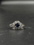 blue sapphire ring