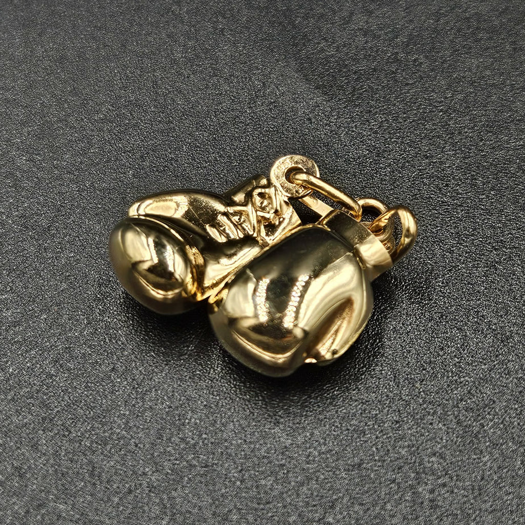 9ct Yellow Gold Boxing Gloves Pendant