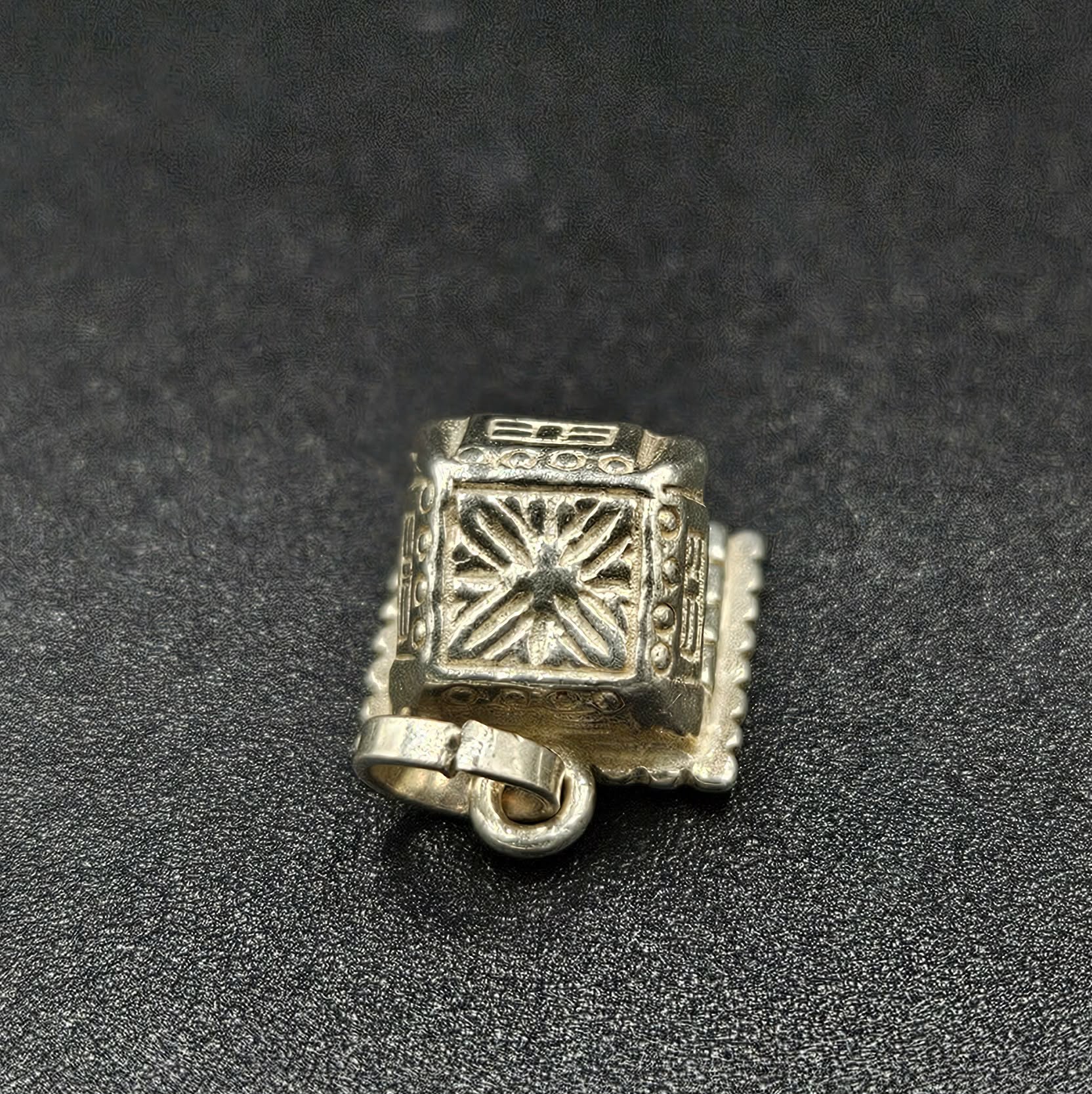 Sterling Silver Ring Box Charm