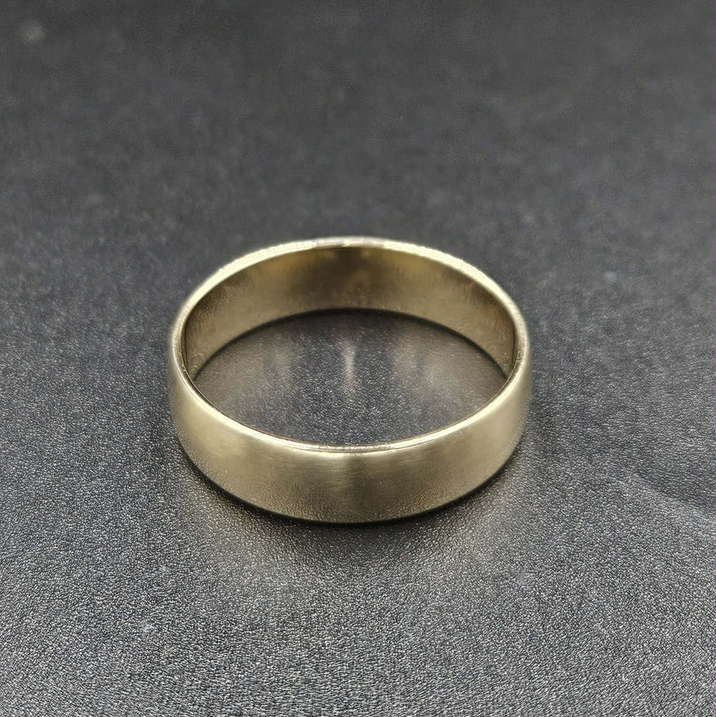 9ct Yellow Gold Band Style Mens Ring