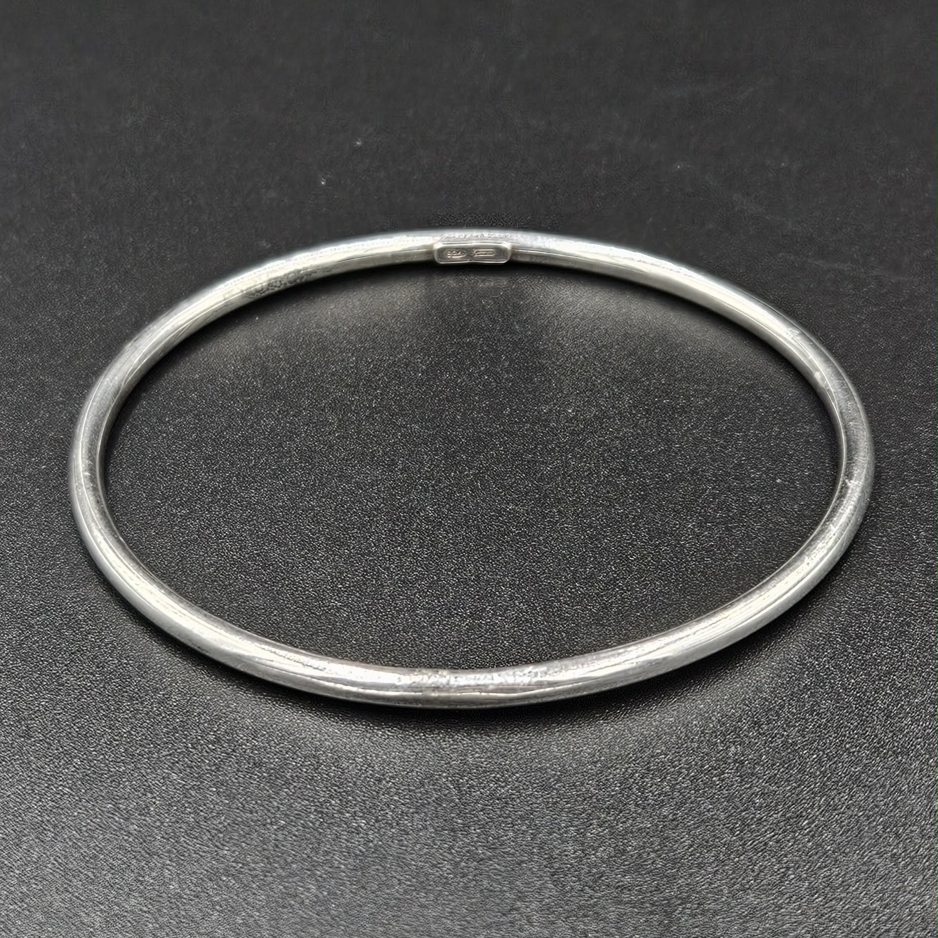 Sterling Silver Tube Bangle