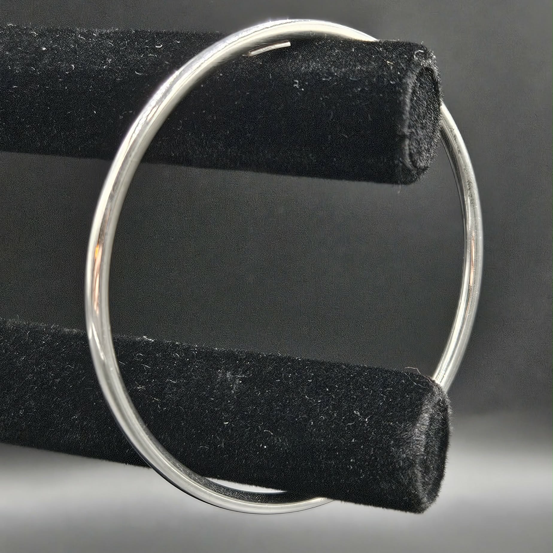 Sterling Silver Tube Bangle