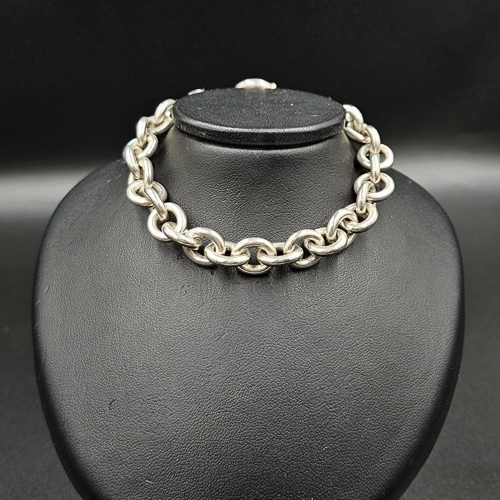 Silver Rolo Style Bracelet