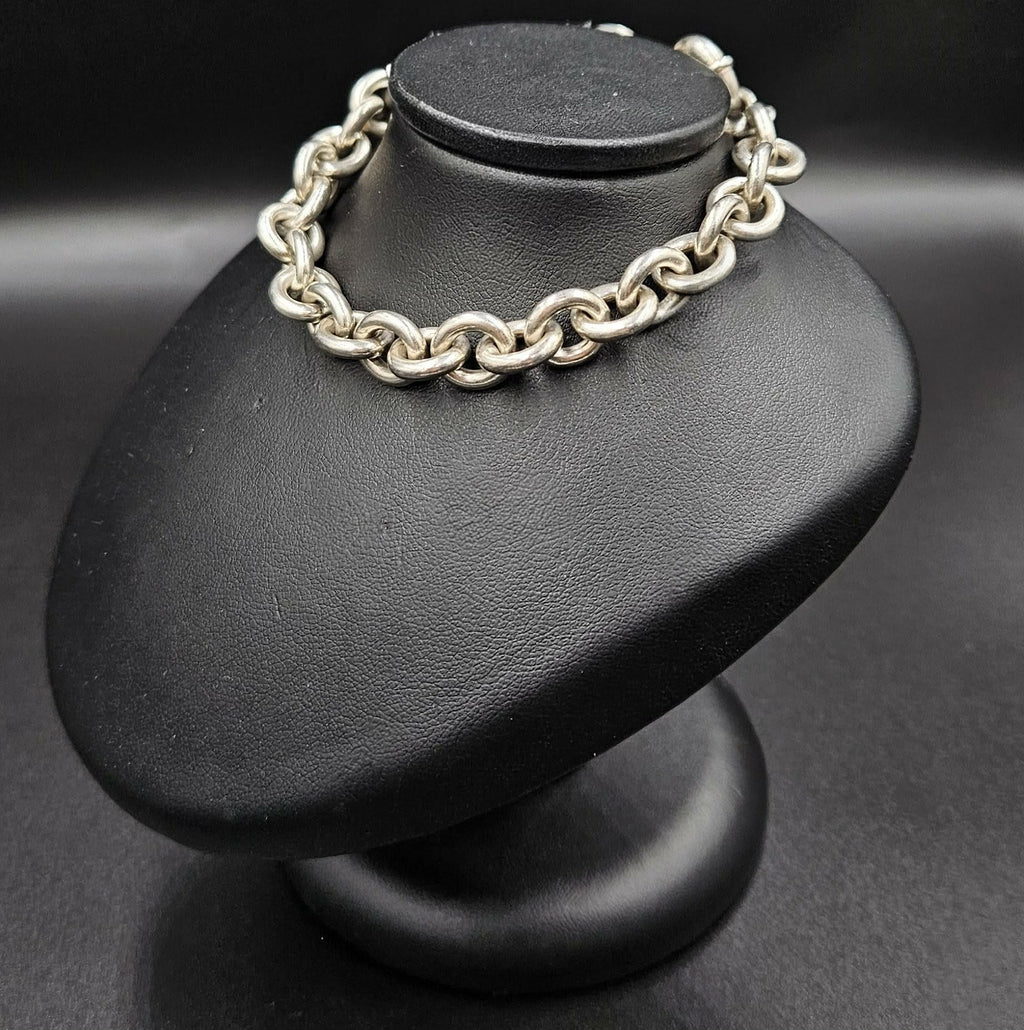 Silver Rolo Style Bracelet