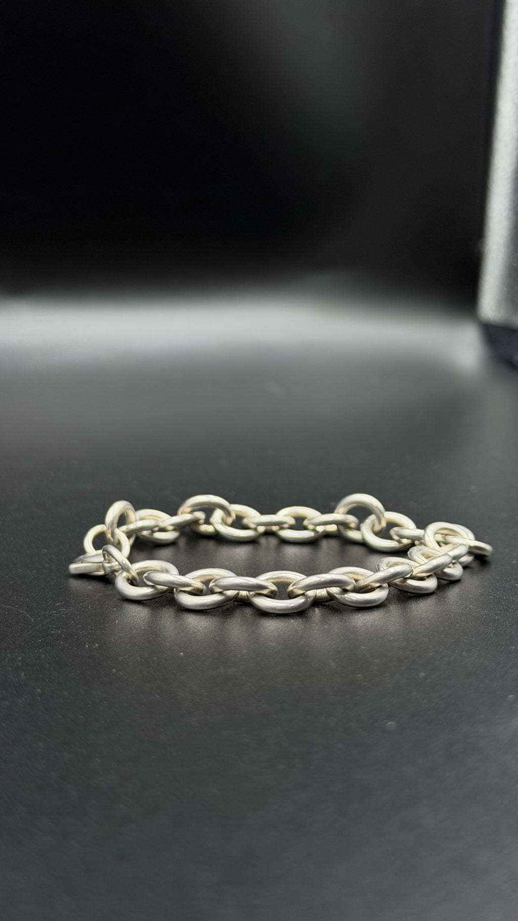 chunky interlocking link bracelet