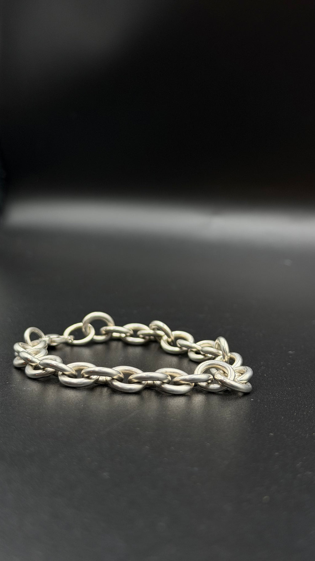 chunky interlocking link bracelet
