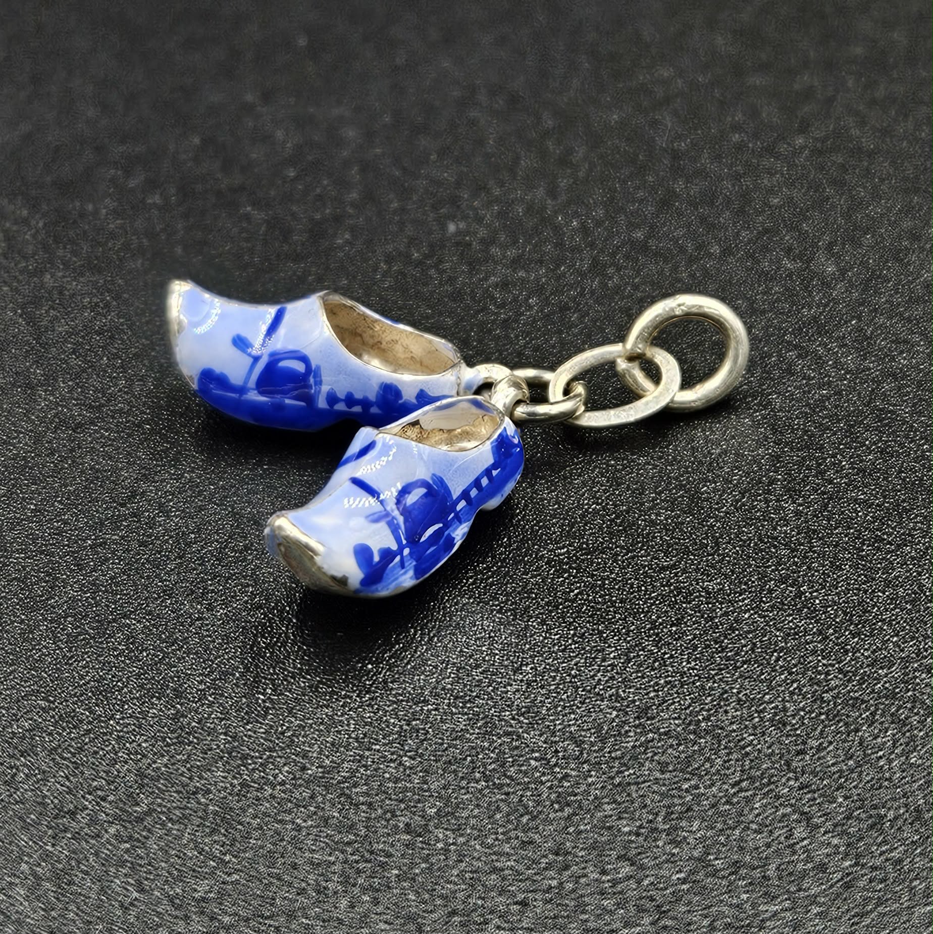 Sterling Silver Clogs Charm