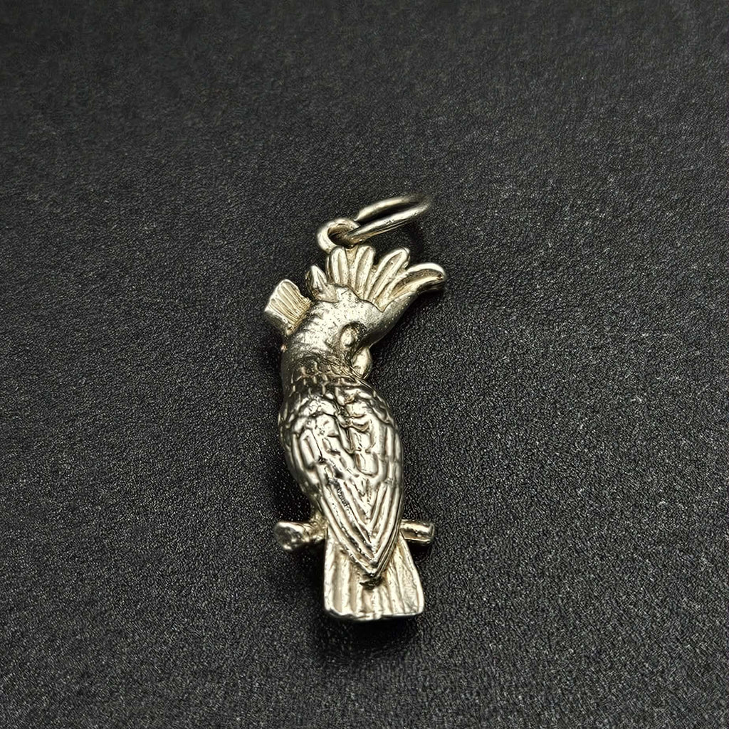 Sterling Silver Cockatoo Charm