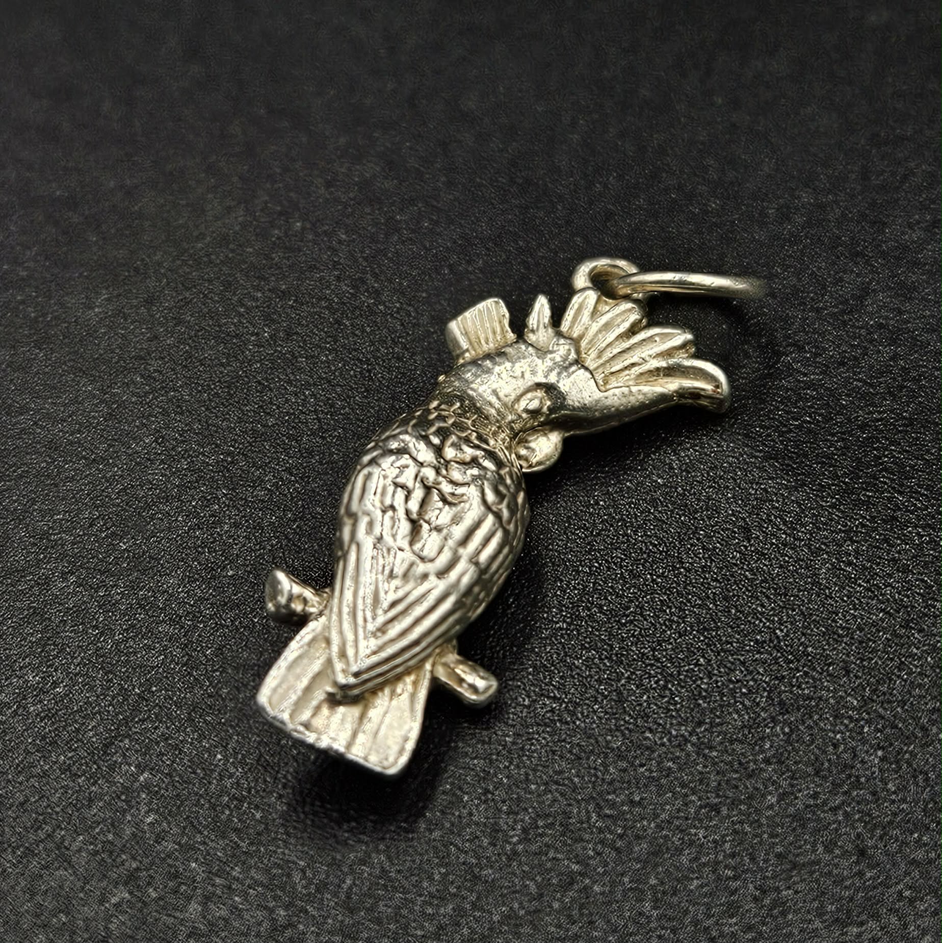 Sterling Silver Cockatoo Charm