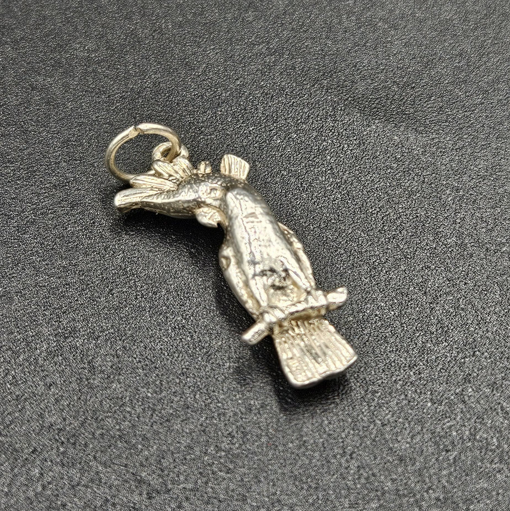 Sterling Silver Cockatoo Charm