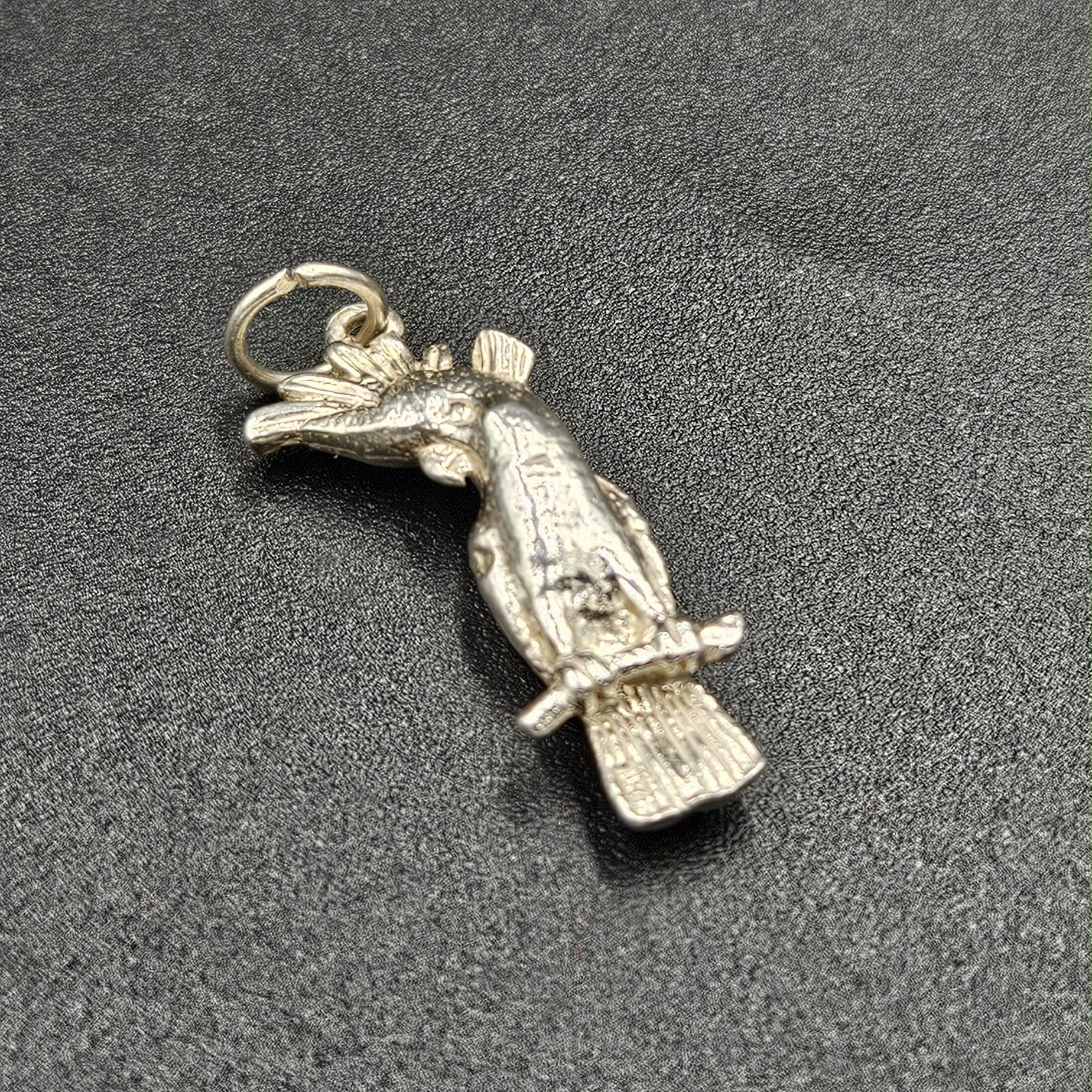 Sterling Silver Cockatoo Charm