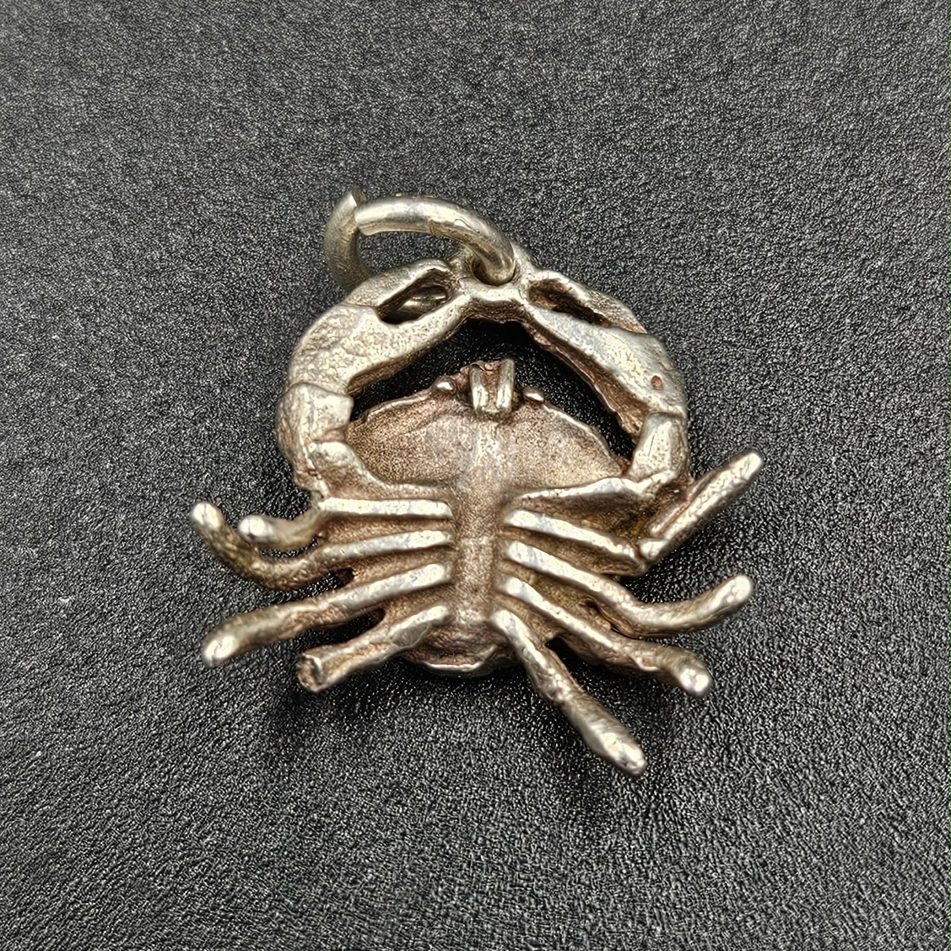 Sterling Silver Crab Charm