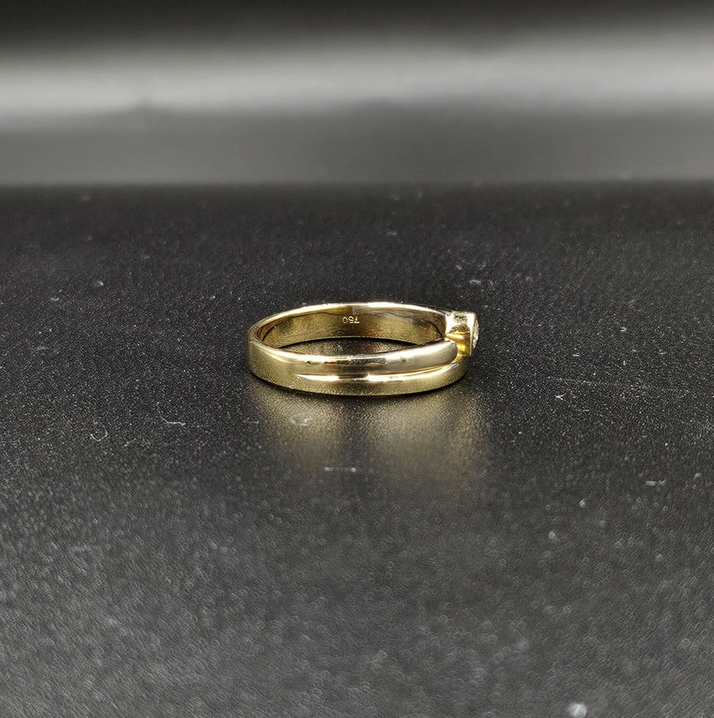 18ct 2-Tone Diamond Ring