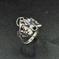 Silver Comedy And Tragedy Mask Ring