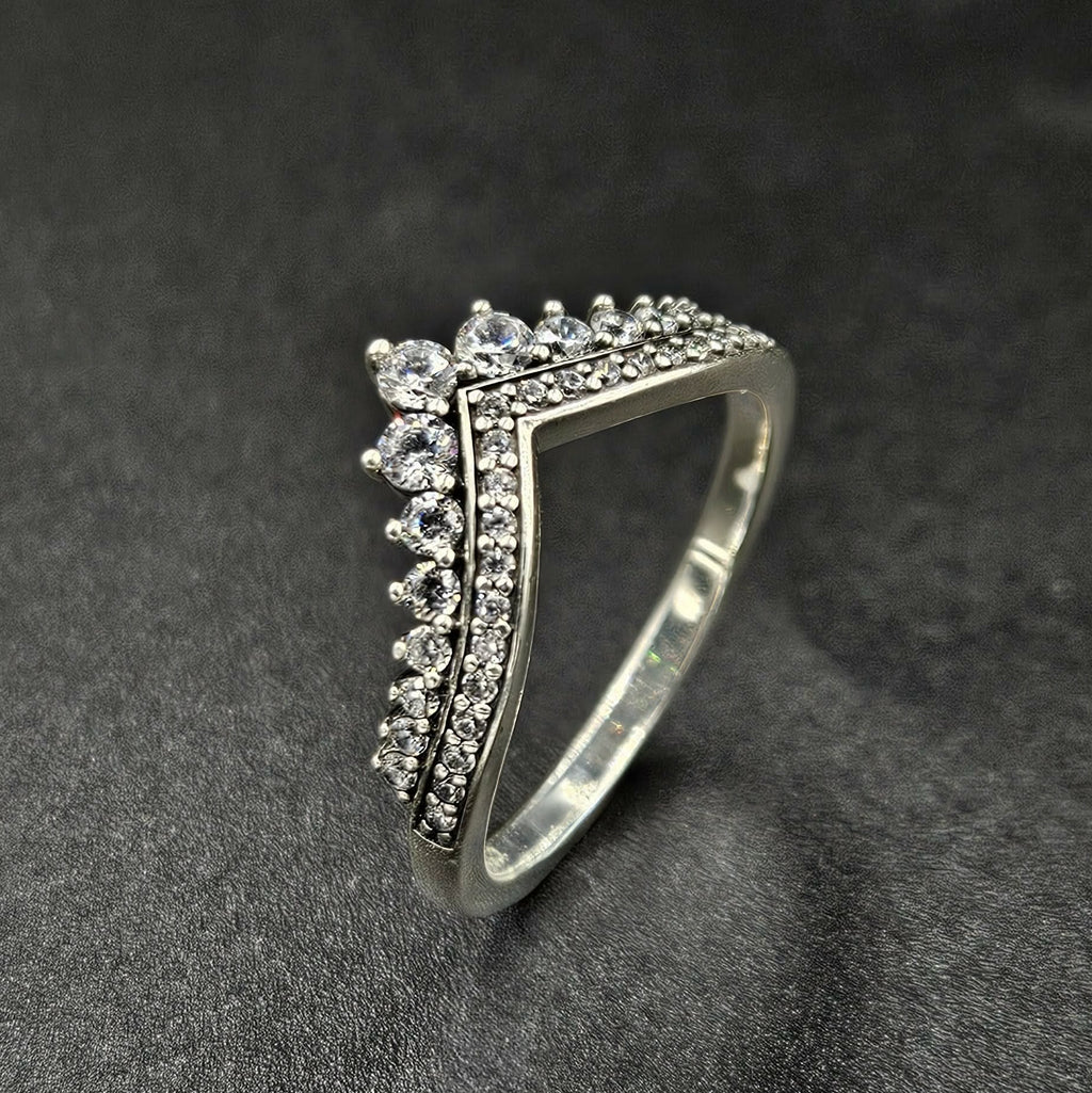 Silver Cubic Zirconia Ladies Ring