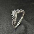 Silver Cubic Zirconia Ladies Ring