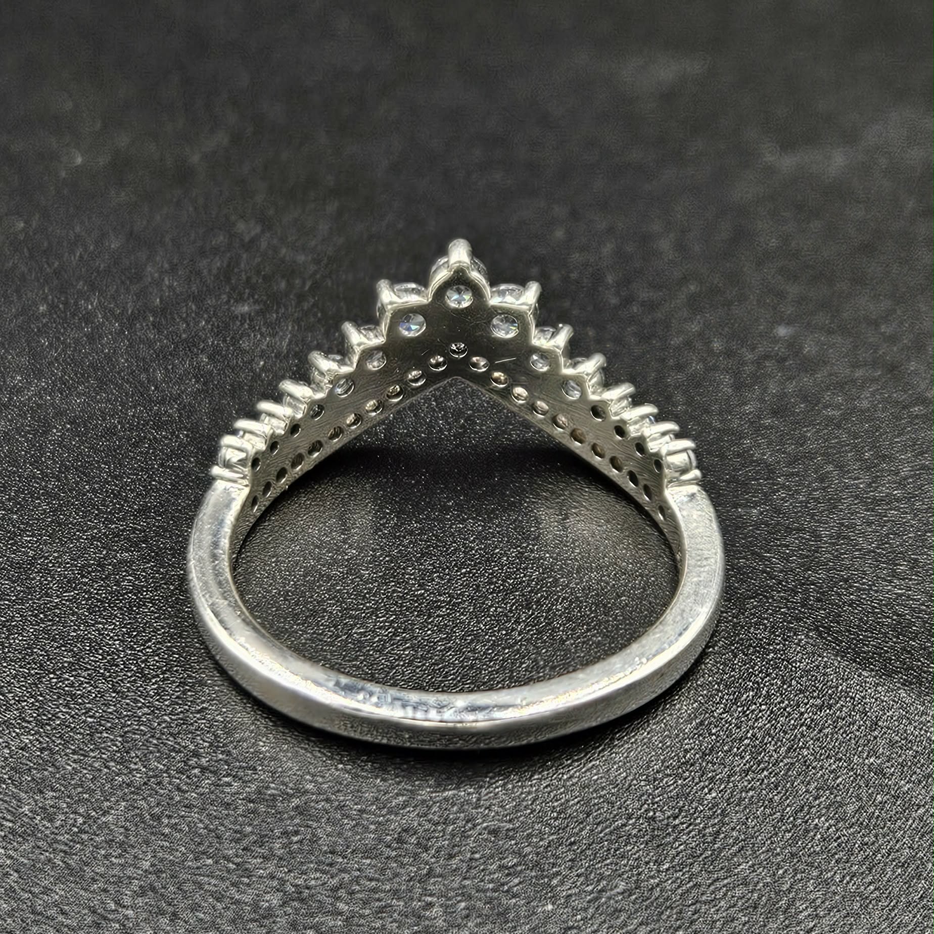 Silver Cubic Zirconia Ladies Ring