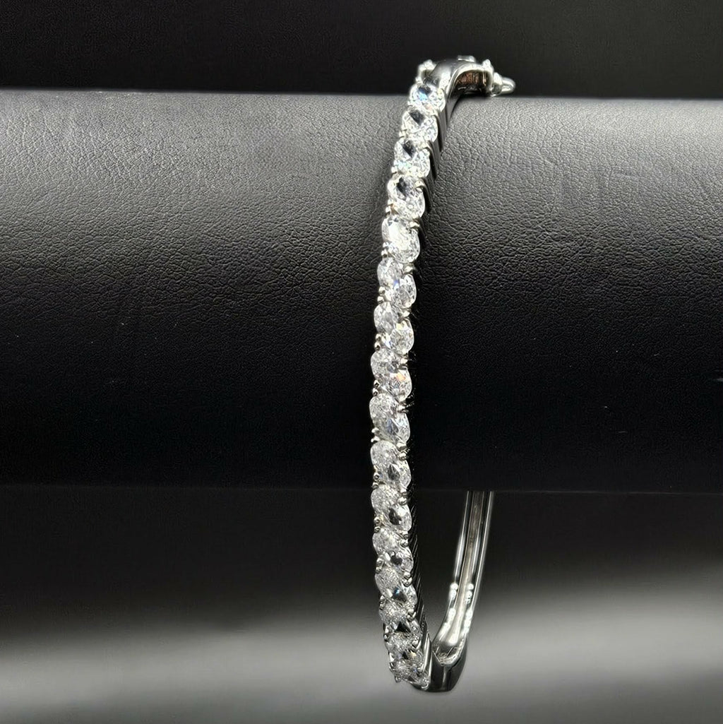 Sterling Silver Cubic Zirconia Brand New Bangle