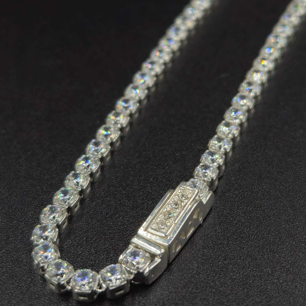 Sterling Silver Cubic Zirconia Brand New Tennis Bracelet