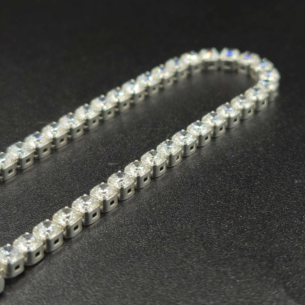 Sterling Silver Cubic Zirconia Brand New Tennis Bracelet