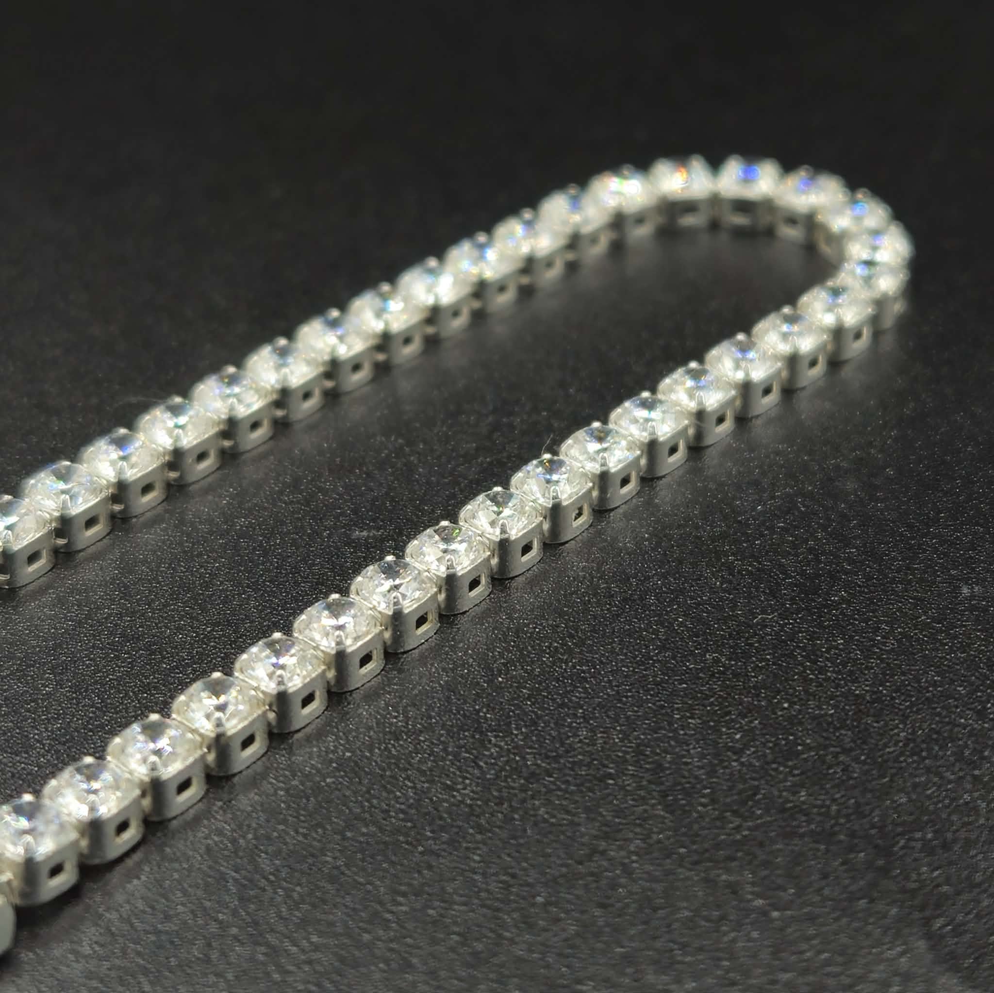 Sterling Silver Cubic Zirconia Brand New Tennis Bracelet