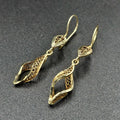 9ct Yellow Gold Dangle earrings