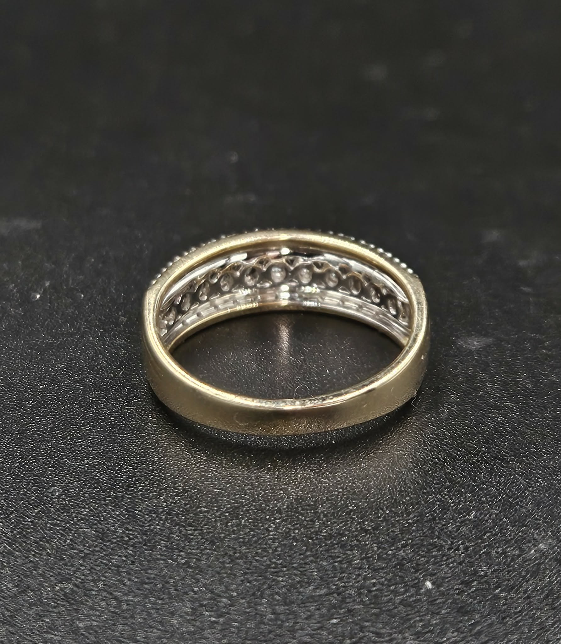 9ct Yellow Gold Diamond Ring