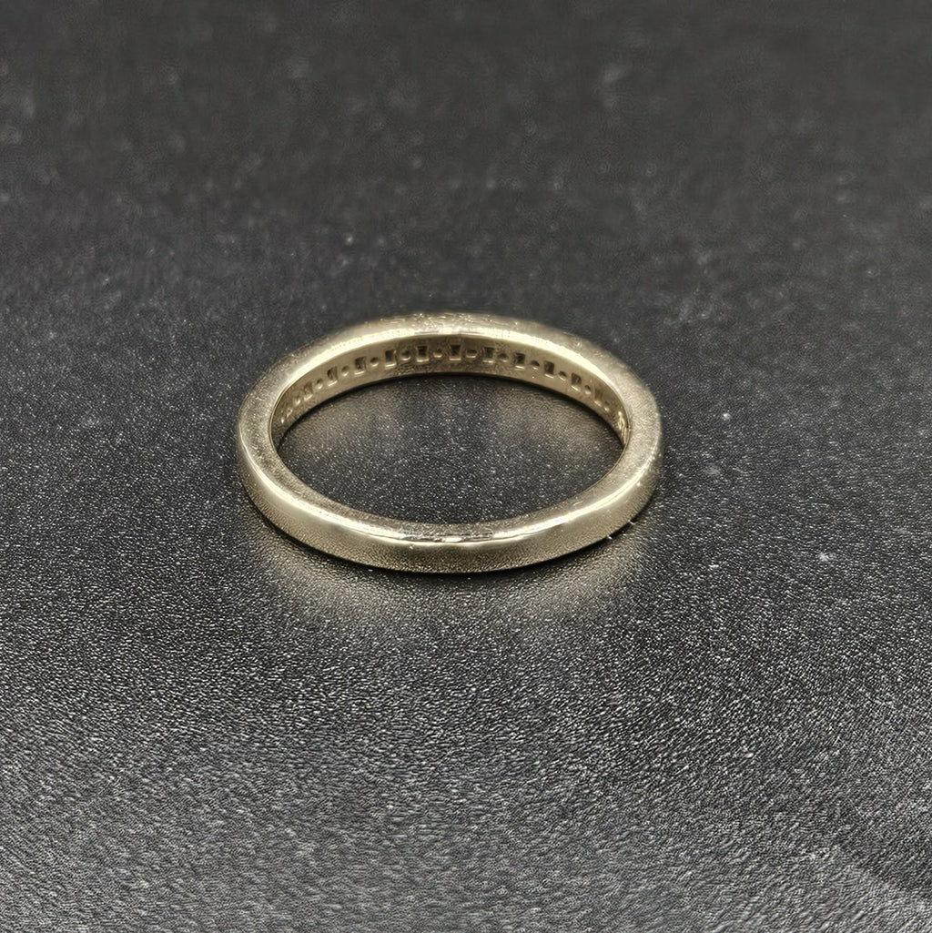9ct Yellow Gold Diamond Band Ring