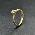 18ct Yellow Gold Diamond Band Ring