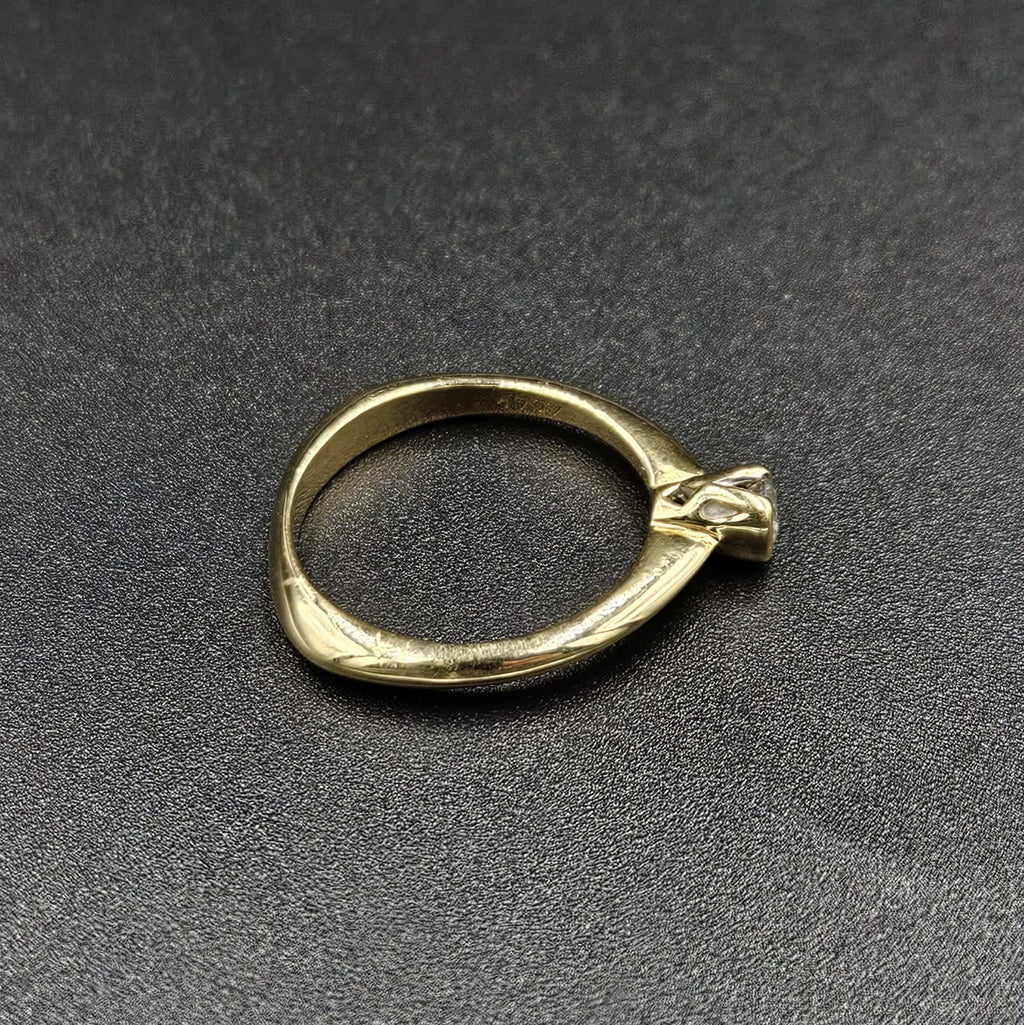 18ct Yellow Gold Diamond Band Ring