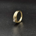 9ct Yellow Gold Diamond Ring