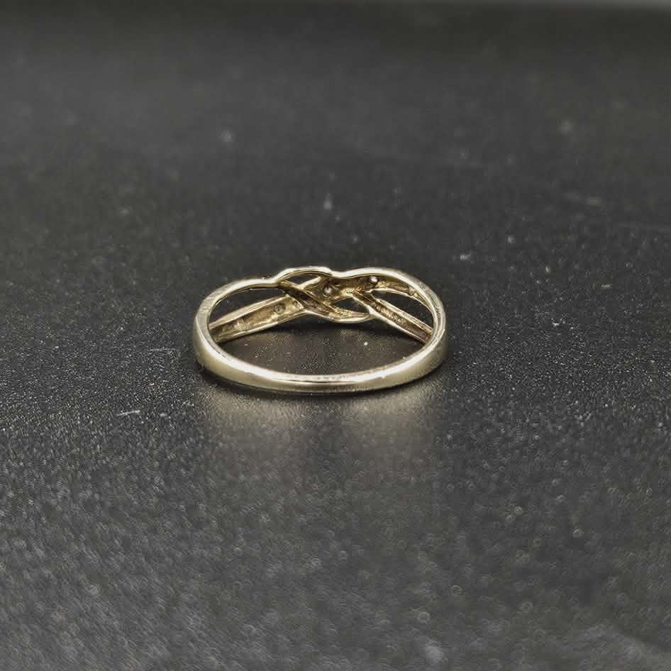 9ct Yellow Gold Diamond Ring