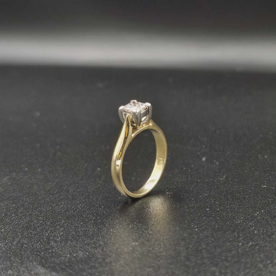 18ct Yellow Gold Diamond Ring
