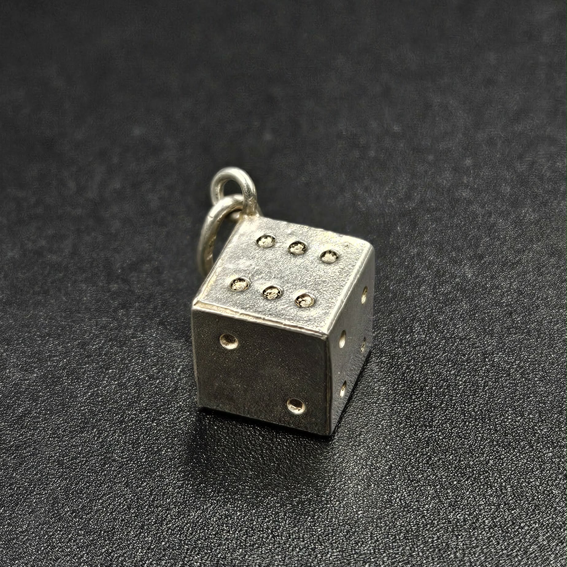 Sterling Silver Dice Charm
