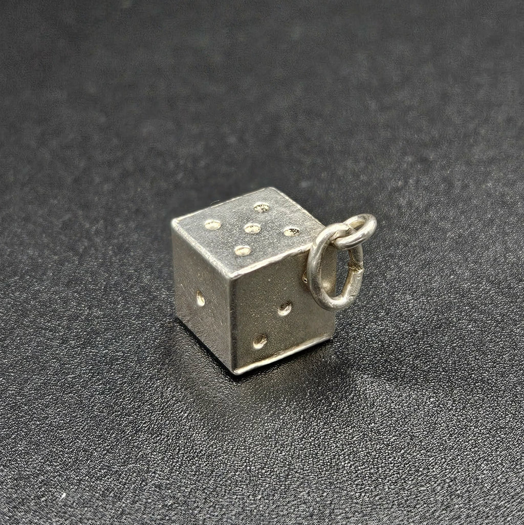 Sterling Silver Dice Charm