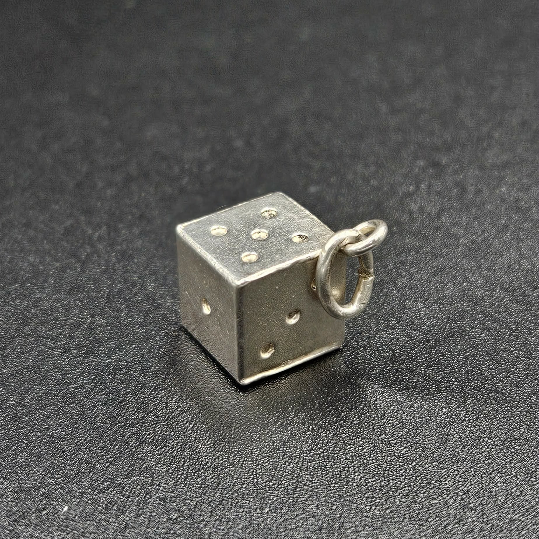 Sterling Silver Dice Charm