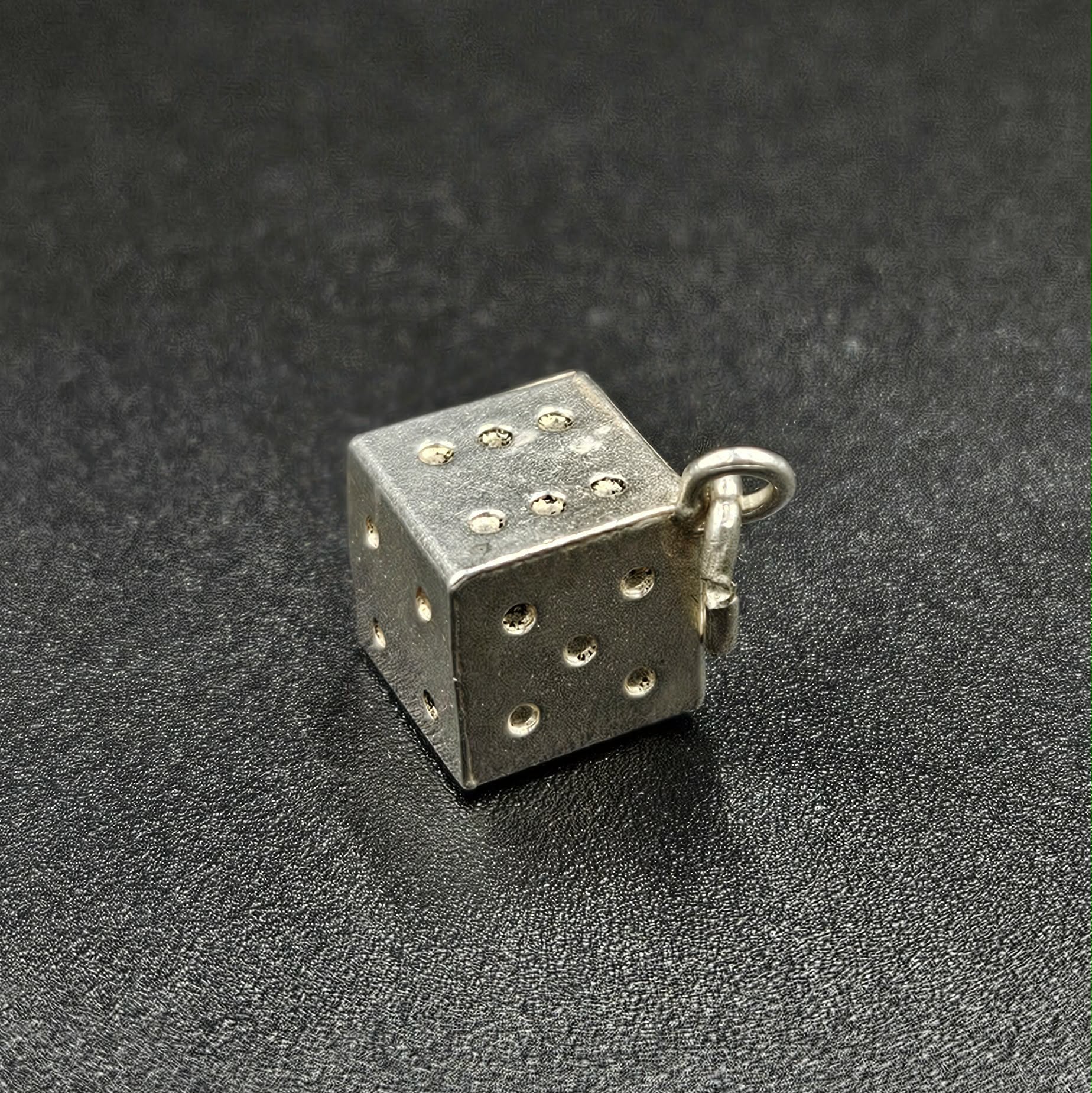 Sterling Silver Dice Charm