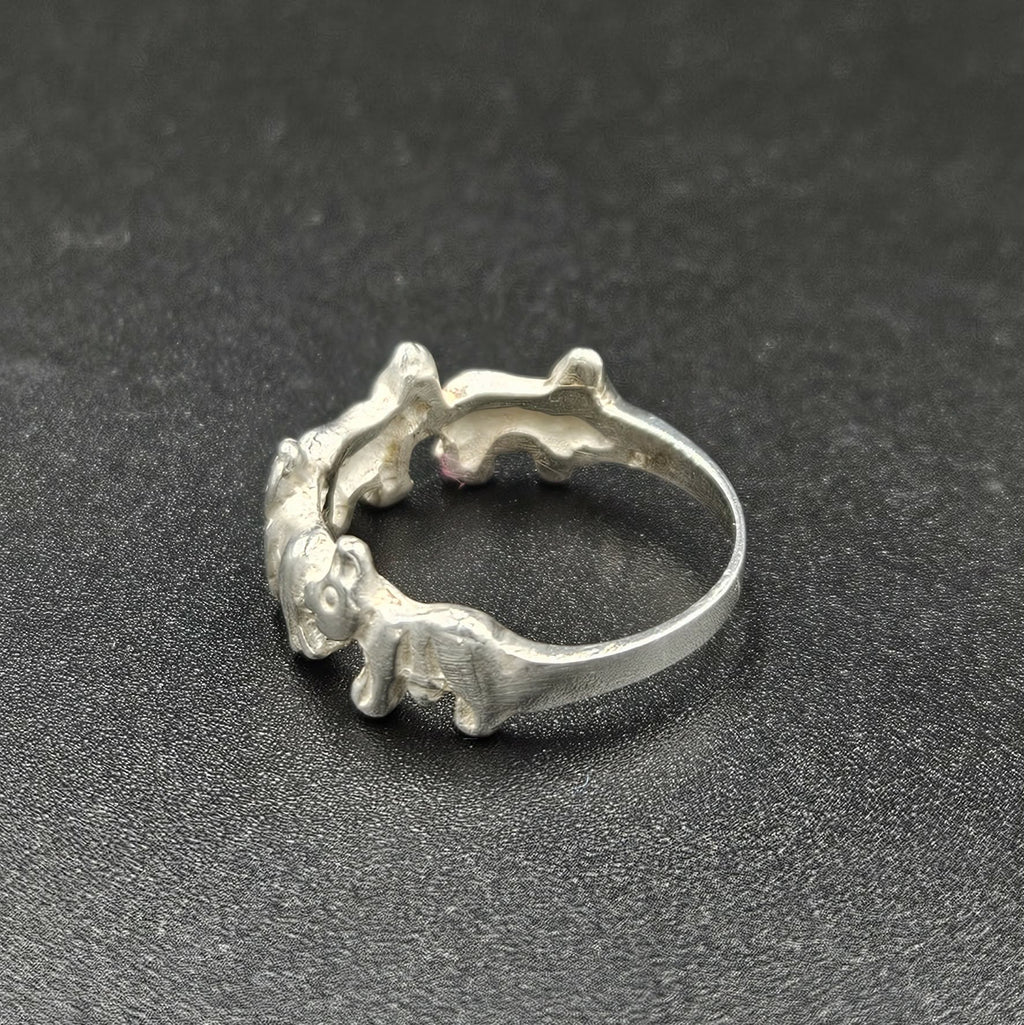 Silver Donkey Ring