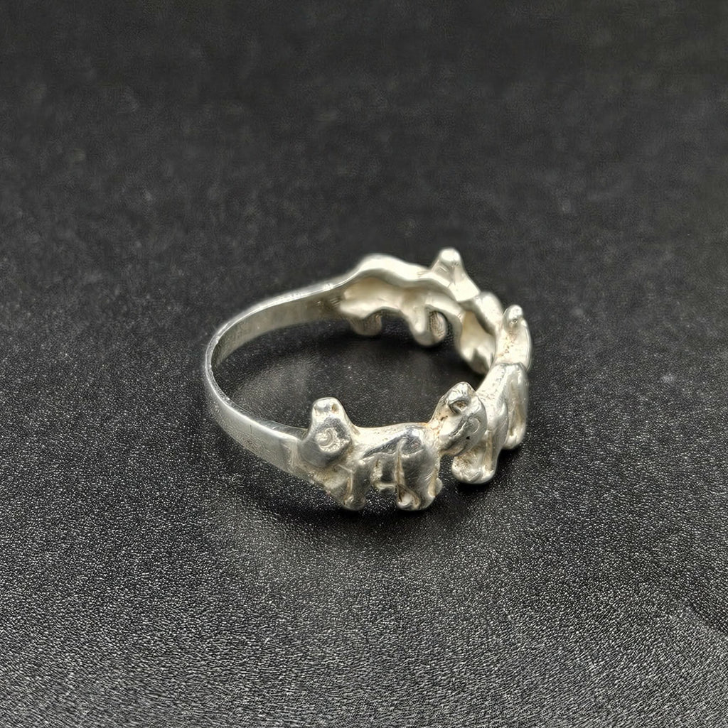 Silver Donkey Ring