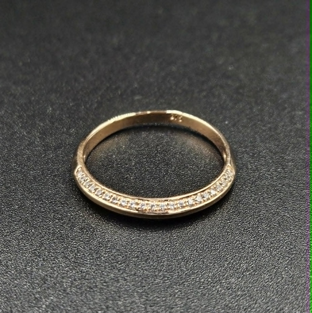 9ct Rose Gold Diamond Ring