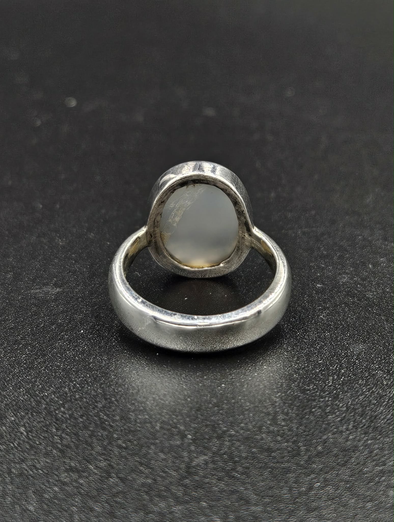 Silver Druzy Quartz Ring