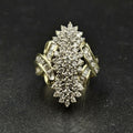 9ct Yellow Gold Diamond Dress Ring