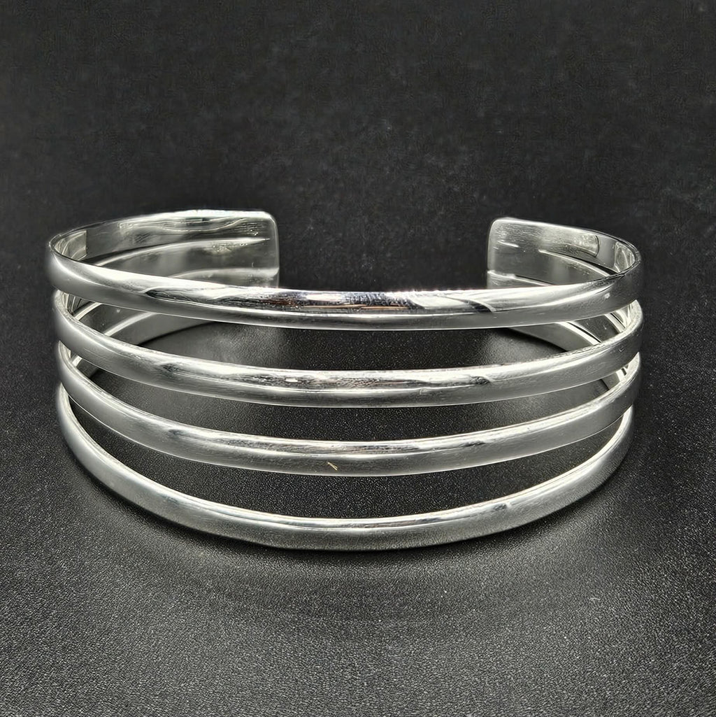 Silver Plated Adjustable Bangle