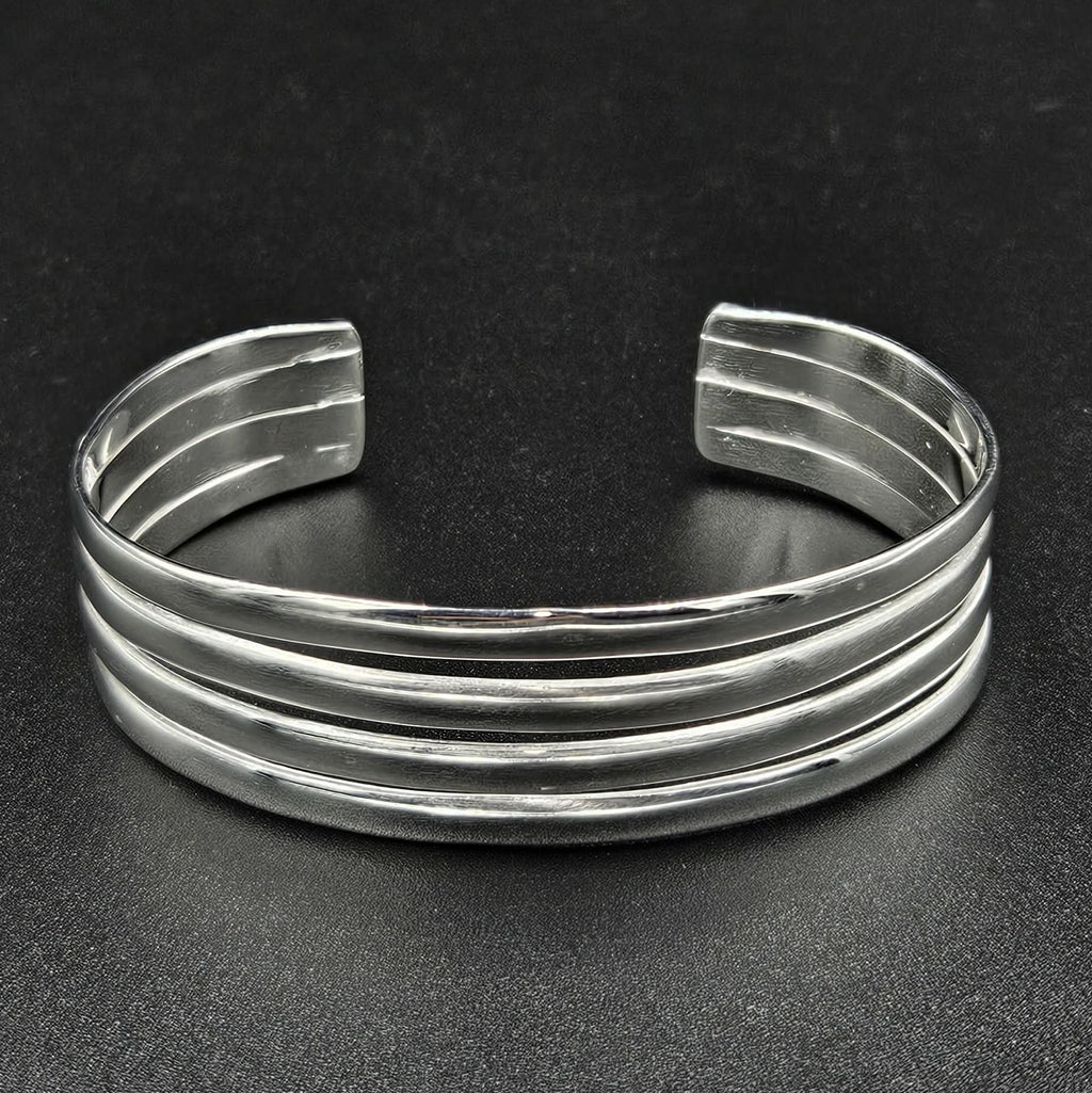 Silver Plated Adjustable Bangle