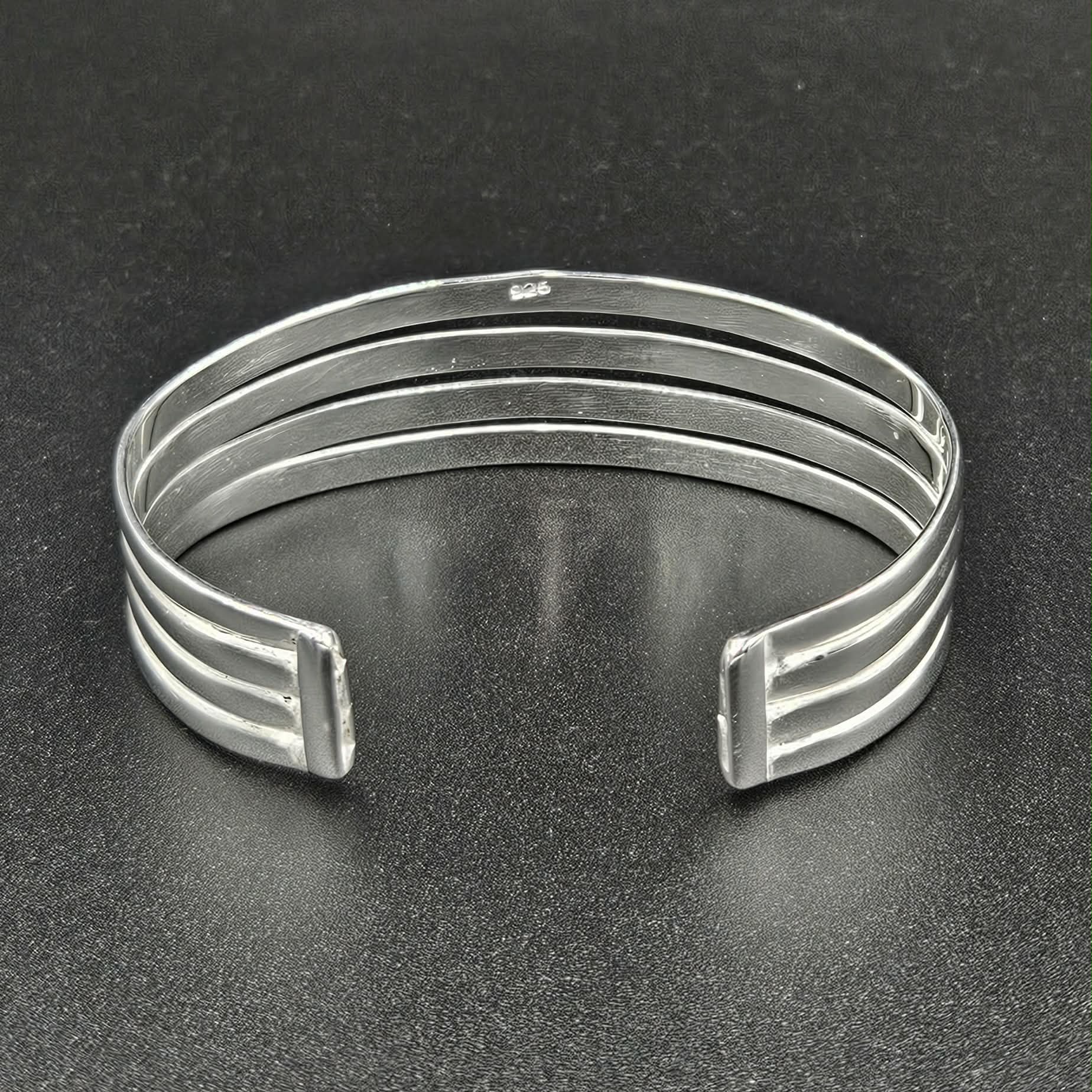 Silver Plated Adjustable Bangle