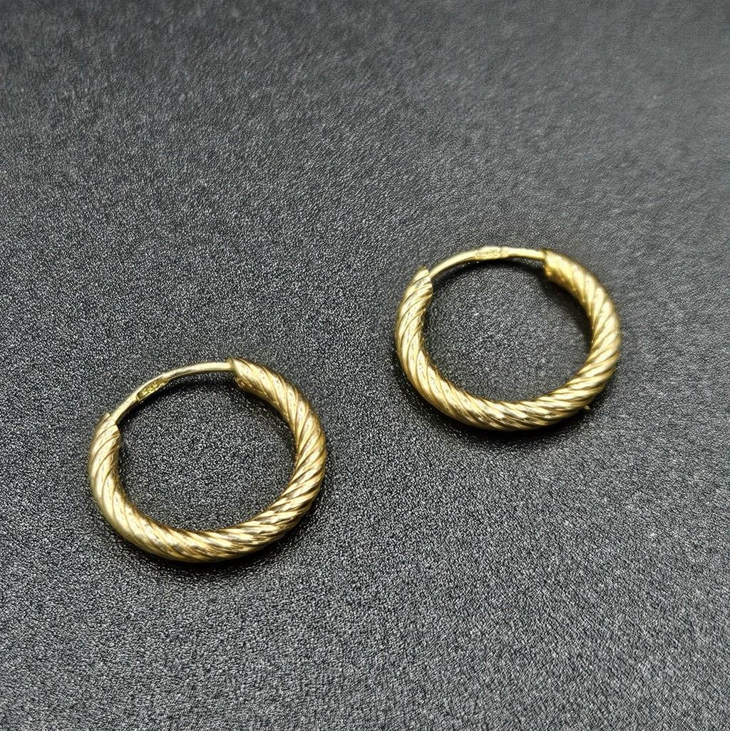 14ct 585 Yellow Gold Earrings